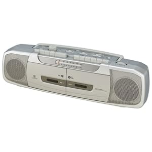 【クリックで詳細表示】SOUNDLOOK ダブルラジカセ SAD-1230/S