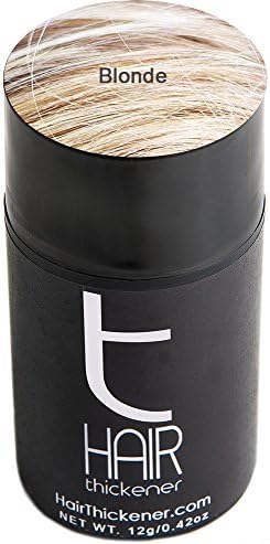 Keratin Hair Building Fibers 12g &amp; 25g Available in Grey, Light Grey, Brown, Light Brown, Medium Brown, Dark Brown, Black, Blonde, Medium Blonde, White and Auburn Color (25g, Blonde)