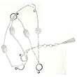 Body Jewelry Sterling Silver Belly Chain Max Length 40 inches (b234)