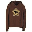 Hoodie Womens Brown " OFFICIAL French Bulldog WALKER " Dogs
