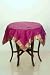 Violet Red Sari Table linen /table cloth / Topper - Custom Made