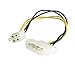 StarTech.com LP4P4ADAP 6in LP4 to P4 Auxiliary Power Cable Adapter