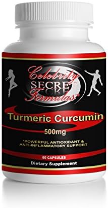 Turmeric Curcumin 500mg Heart Health and Joint Pain Dietary Supplement (60 Capsules, 1 Bottle)