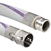 Goodyear EP Vintner Gray EPDM Beverage Hose Assembly, Stainless Steel Cam And Groove Couplings, 27mmHg Vacuum Rating, 250 PSI Max Pressure