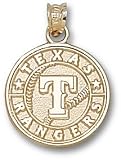 Texas Rangers New Club Logo 5/8 Charm/Pendant -14K/10K, Stainless Steel or Gold Plated