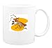 Mug with bug, cockroach, cartoon, roach, animal