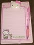 Hello Kitty Mini Clipboard with Pen and Paper