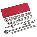 Jet Equipment SW-2134, Socket Set, 21 pc., 3 4 Drive