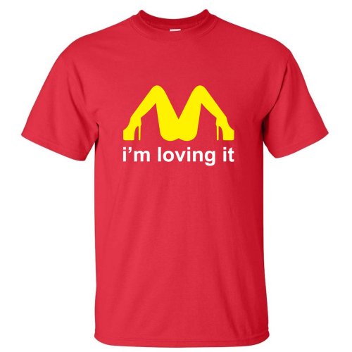Lovin It SEX College WEED Funny Hump Day GAY LESBIAN MENS T-SHIRT