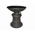 Round Outdoor Tabletop Fire Urn