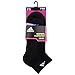 adidas Women's Cushioned Low Cut Socks (3-Pair), Black/Light Flash Purple/Green Glow/Bold Pink, Medium, (Shoe Size 5-10)