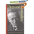 Dicta and Contradicta by  Karl Kraus and Jonathan McVity