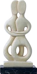 Cycladic Lovers with Arms Interlocking Statue