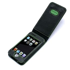 Eco-nique Leather Case - Climate Postive- Series for Apple Iphone 3G & S 3GS + belt clip