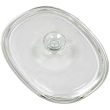 CorningWare French White Glass Cover for 1-1 2-Quart Oval Baker by CorningWare