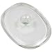  : CorningWare French White Glass Cover for 1-1/2-Quart Oval Baker