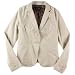 Calvin Klein Womens Dove Corduroy Fitted Blazer L Light Khaki