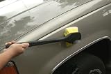 Laitner Brush Company 20 Black Handle Fender Brush w Soft Yellow Bristles Case of 12