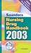 Book Saunders Nursing Drug Handbook 2003