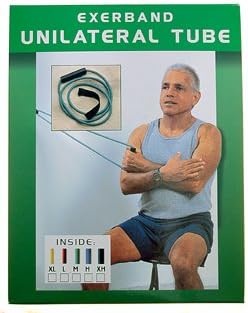 Exerband Unilateral Exercise Tubing Kit - Blue - Heavy Resistance