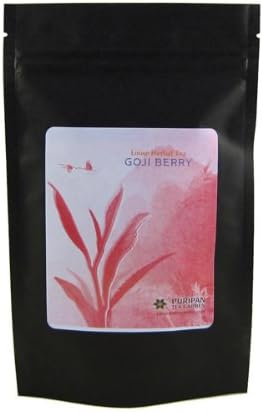 Puripan Loose Leaf Herbal Tea, Goji Berry 2 oz. Bag,