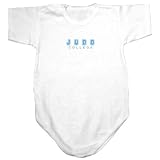 BABY BODYSUIT WHITE  JUDO COLLEGE  0 - 3 Months