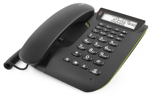 Doro - Comfort 3005 - Téléphone filaire avec répondeur - Noir Doro - Comfort 3005 - Téléphone filaire avec répondeur - Noir