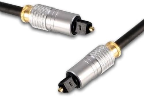 HDinterconnects 2m Ultra Pro-Gold Optical TOSLink Fibre optic connection cable lead for HD, Sky, foxsat HD-R PS3, Sony, Samsung TV