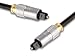 HDinterconnects 2m Ultra Pro-Gold Optical TOSLink Fibre optic connection cable lead for HD, Sky, foxsat HD-R PS3, Sony, Samsung TV HDinterconnects 2m Ultra Pro-Gold Optical TOSLink Fibre optic connection cable lead for HD, Sky, foxsat HD-R PS3, Sony, Samsung TV