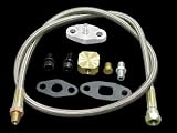 T3 T4 T04E Turbo Oil Inlet Feed Line Kit Braided T3 T4 T04E Turbo Oil Inlet Feed Line Kit Braided