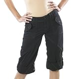Juniors' Mossimo® Red: Fine Line Twill Cropped Cargo Pants- Ebony(9)
