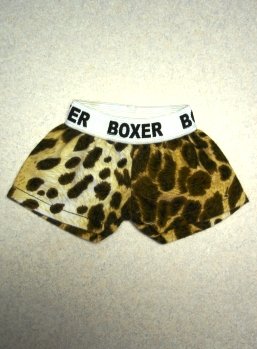 41P68LyEQQL Leopard Print Boxers fit Webkinz, Shining Star & 8 10 Make Your Own Stuffed Animals