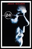 Click for larger image of 24 (Jack Bauer Face) TV Framed Poster Print - 11' X 17'