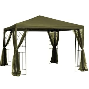 Outdoor Patio Tivoli Gazebo Mosquito Net by Home