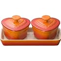 Le Creuset  プチ・ラムカン・ダムール・セット オレンジ 910223-00-09