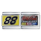 Nascar #88 Double Link Licensed Italian Charm