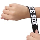 MLB Chicago White Sox Black Slap Bandz Bracelet
