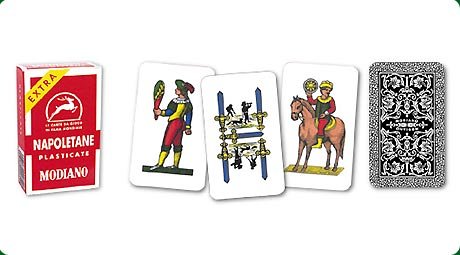 Napoletane 97/25 Modiano Regional Italian Playing Cards. Authentic Italian Deck. On Sale