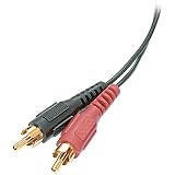MAGNAVOX M62112G 12' Stereo RCA Cables with Gold Connectors