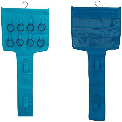 TBH Jewelry Hanging Non-Woven Organizer Holder&amp;Bags Jewelry Scarves Admission Finishing Bag（Blue）