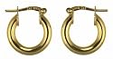 9ct Yellow Gold Ladies Hoop Earrings