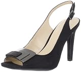 Calvin Klein Women's Lisabeth Dusty Tumbled Leather Pump,Black,7 M US
