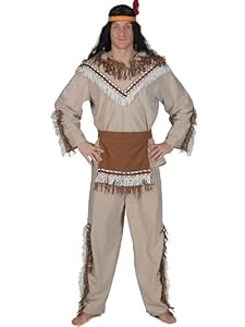 Mens Running Bear Chief Costume