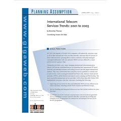 International Telecom Services Trends : 2001 to 2003
