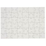 Folia 2320 - Puzzle, 48-teilig, DIN A4, extra stark, blanko wei&szlig;
