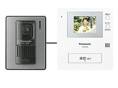 Panasonic どこでもドアホン テレビドアホン (カメラ玄関子機+モニター親機 各1台のセット) VL-SV18K