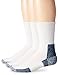Thorlos XJ Max Cushion Running Crew Socks, White 1, Medium