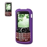 New Fashionable Perfect Fit Hard Protector Skin Cover Cell Phone Case with Clip for Mororola CLUTCH i465 Nextel - PURPLE