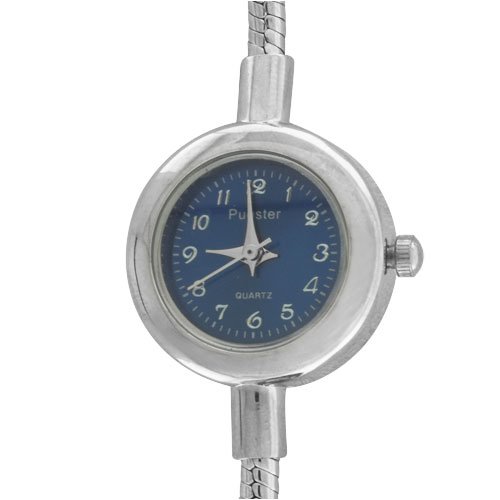 Blue Face Arabic Numeral European Bracelet Watch