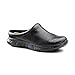 Keuka SureGrip Mens Patron Black Slip Resistant Work Clogs
